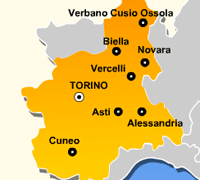 Mappa Piemonte